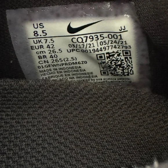 Nike Air Zoom Pegasus 37 Shield Black Anthracite